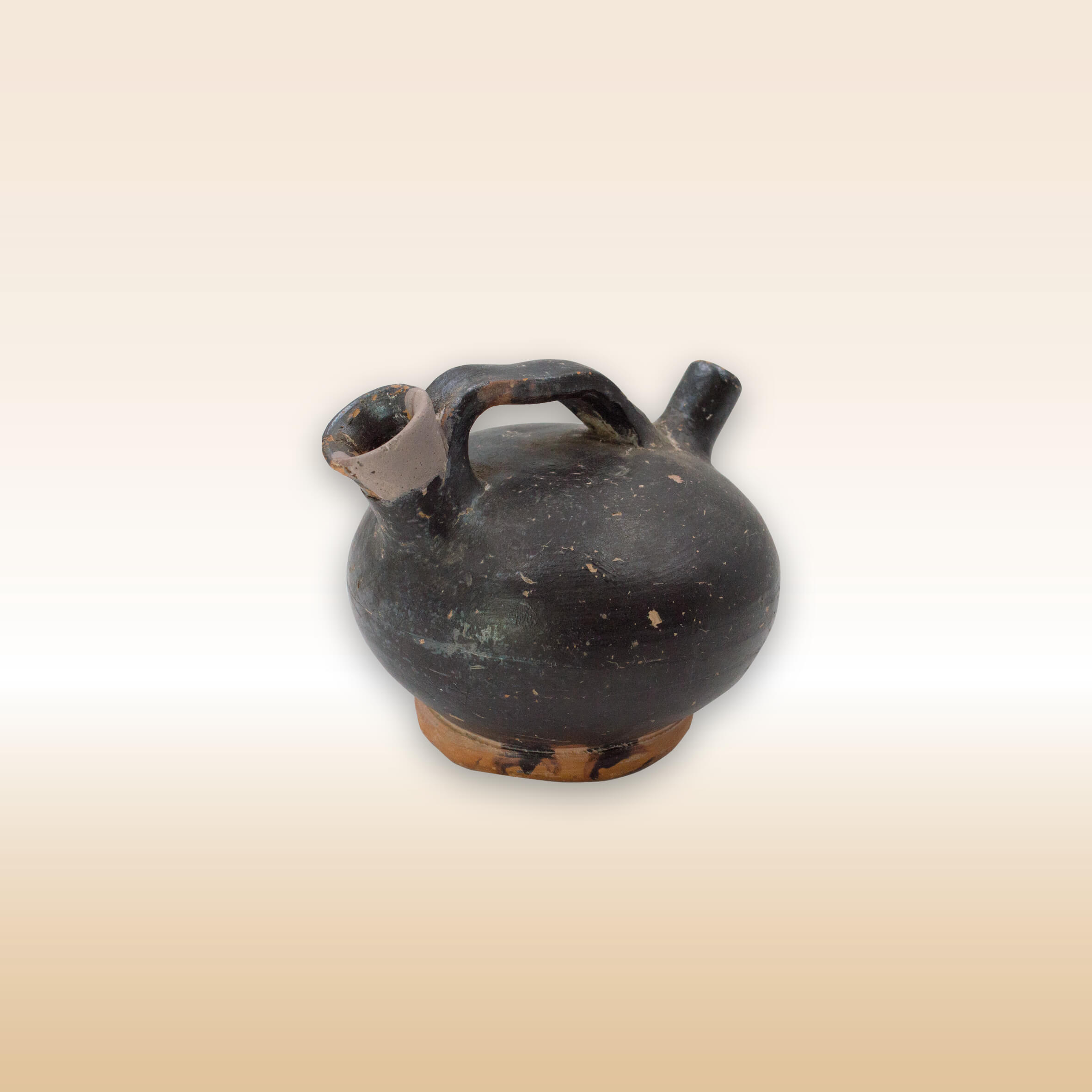 VASO POPPATOIO A VERNICE NERA